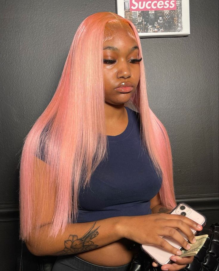 light pink lace frontal