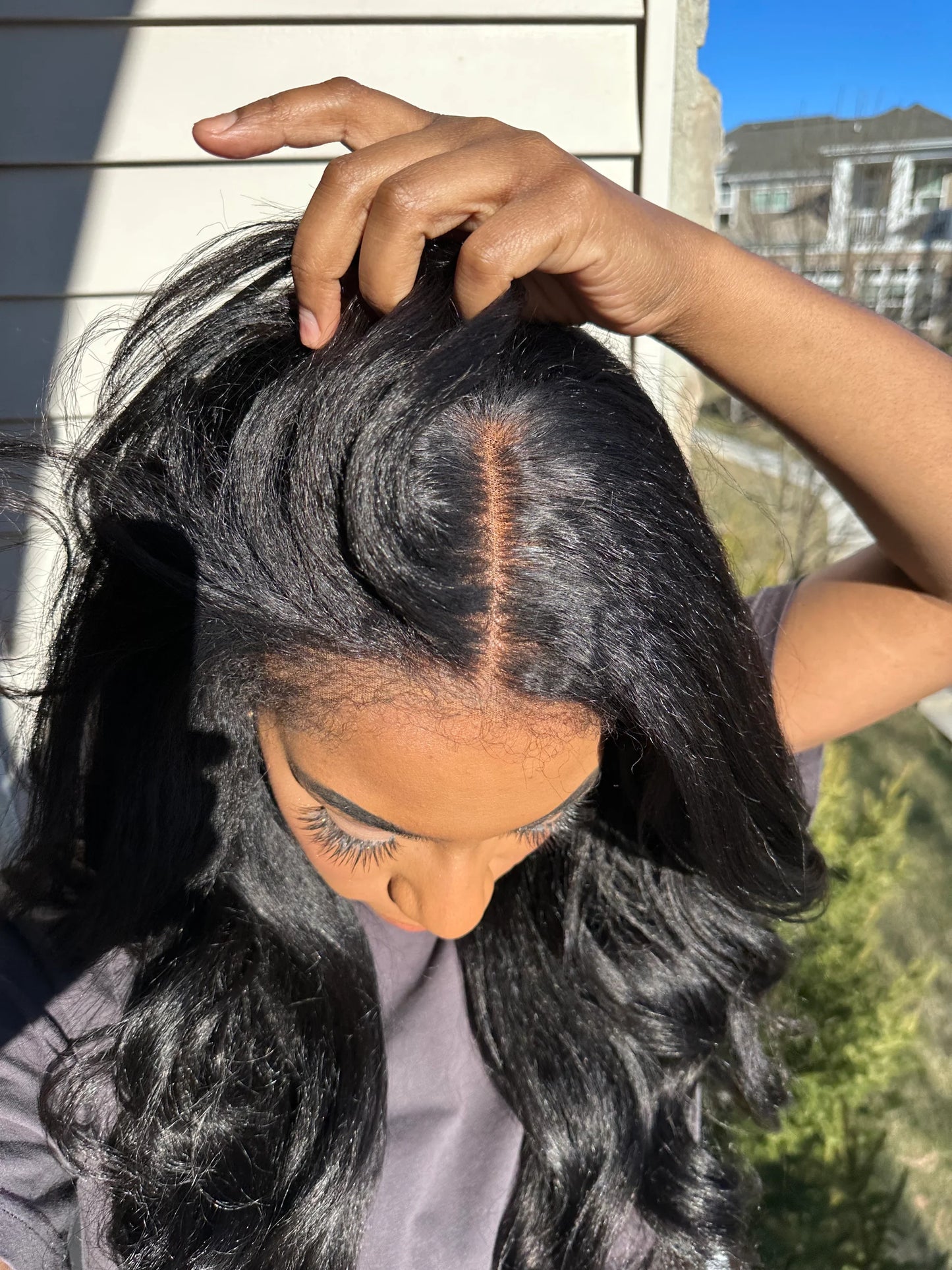 HD kinky straight frontal