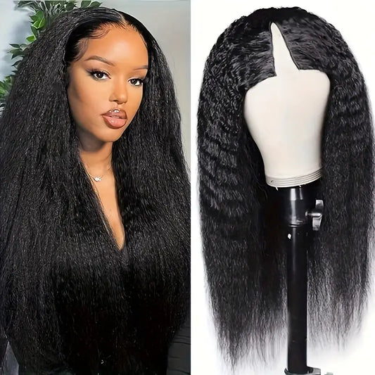 kinky straight v part wig