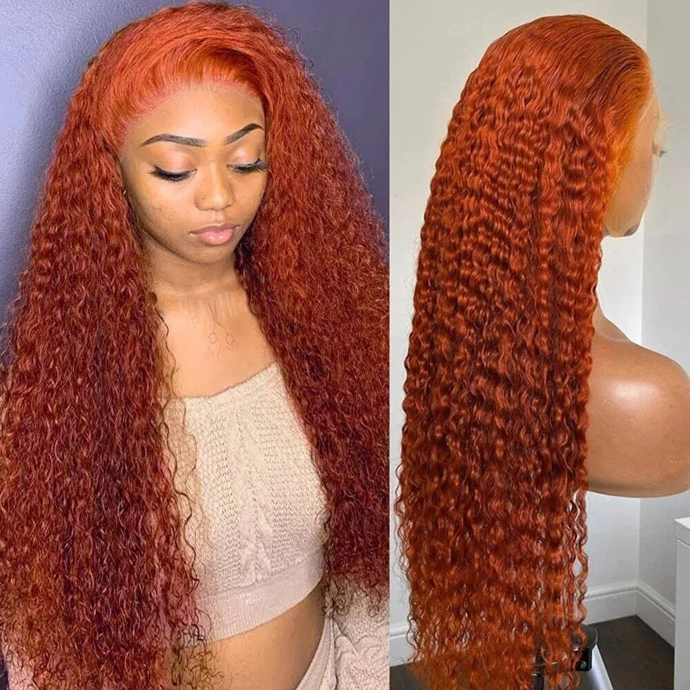 italian curly ginger deep wave