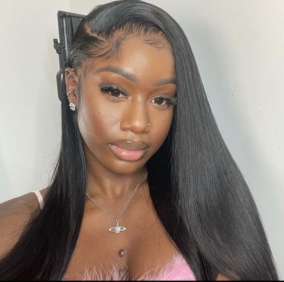 Raw straight HD hair
