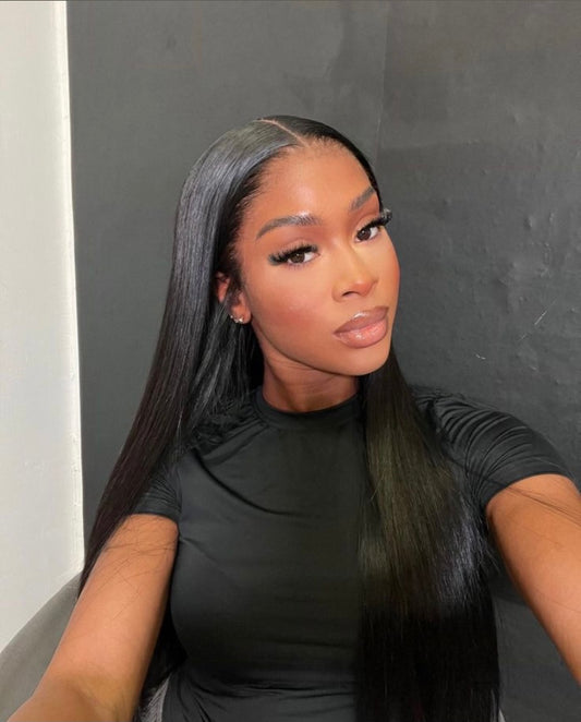 Raw straight HD hair
